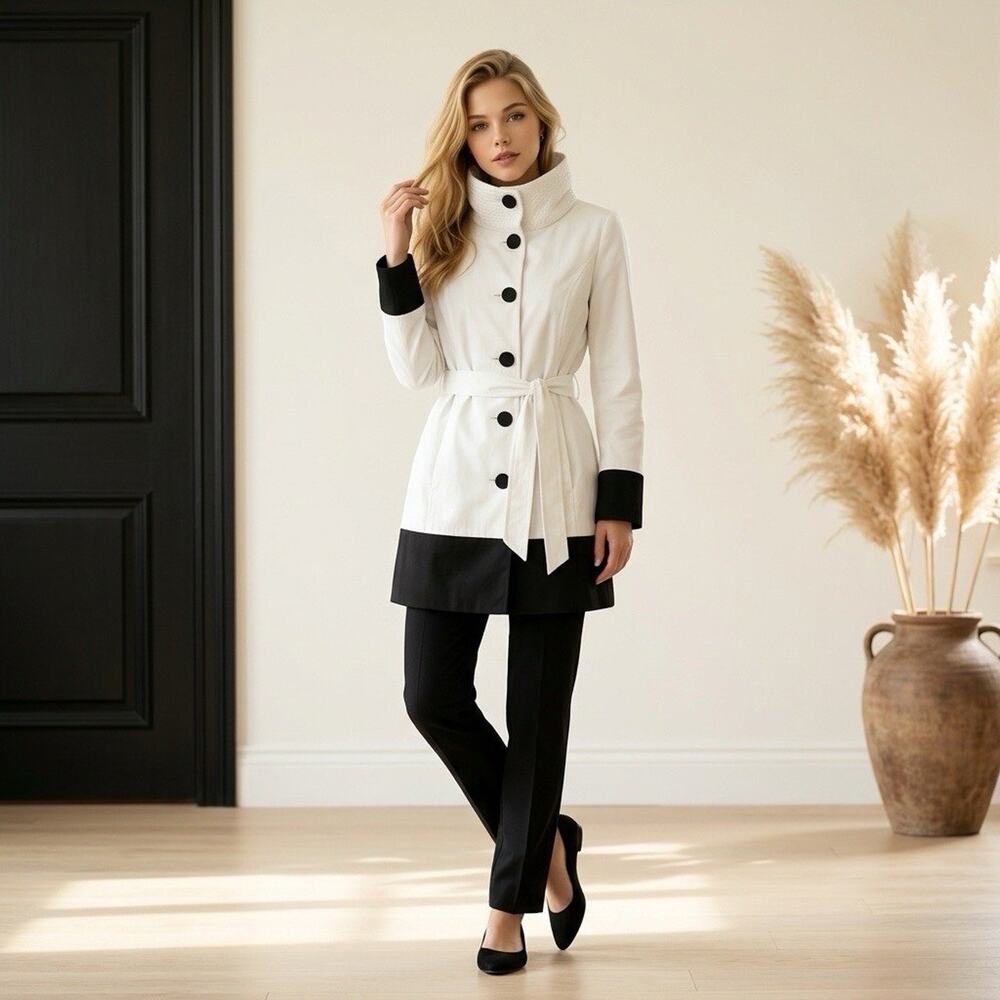 Rinascimento Designer coat made in Italy like new fully lined Size Medium